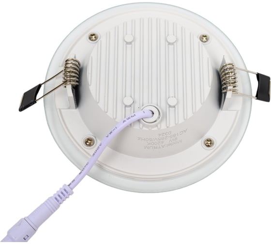LED панель EKS ATRUM круг, 9W, 4200К, 640Лм, D120*90*35 мм, UTT00004366