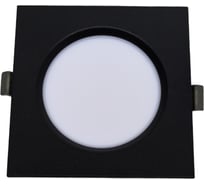 LED панель EKS PRACTIC квадрат чёрная, 9W, 4200К, 680Лм, 120*90*35 мм, 0У-00002012