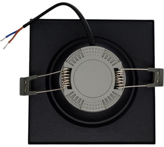 LED панель EKS PRACTIC квадрат чёрная, 9W, 4200К, 680Лм, 120*90*35 мм, 0У-00002012