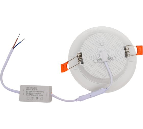 LED панель EKS SALAR круг, 12W, 4200К, 1080Лм, D120*90*32 мм, UTT00004395