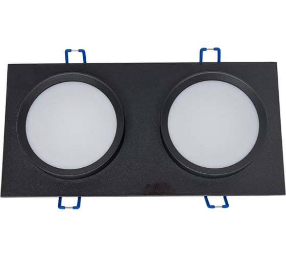 Светильник встраиваемый EKS GX53 ART INFINITY DUO черный, 220*110 мм, 0У-00001501