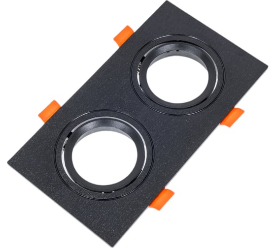 Светильник EKS MR16 ZOOM DUO черный, 172*92/150*70 мм, 0У-00001548