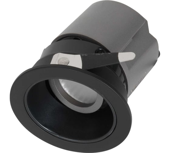 Встраиваемый светодиодный светильник поворотный aax.tech Twee Rotary 15Вт, D105хH63, 4000K, черный AAX-TweeRotary-105/15-B