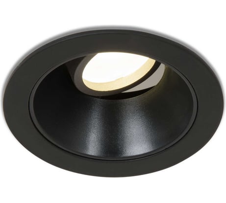 Встраиваемый светодиодный светильник поворотный aax.tech Twee Rotary 7Вт, D63хH63, 4000K, черный AAX-TweeRotary-63/7-B