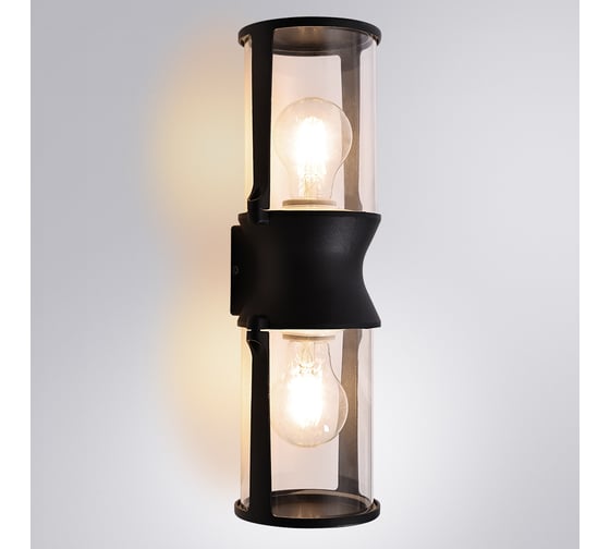 Уличный настенный светильник ARTE LAMP MINCHIR A8306AL-2BK