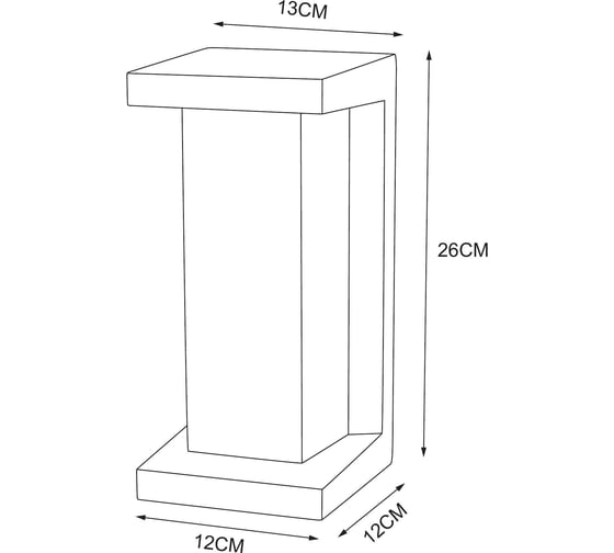 Уличный настенный светильник ARTE LAMP ULYSSES A8510AL-1BK