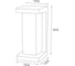 Уличный настенный светильник ARTE LAMP ULYSSES A8510AL-1BK 6