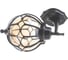 Садово-парковый светильник FERON PL3701 круглый на стену вверх 60W 230V E27, черный 06340 8