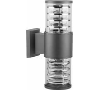 Садово-парковый светильник FERON 230V 2*E27, DH0802, серый 6299