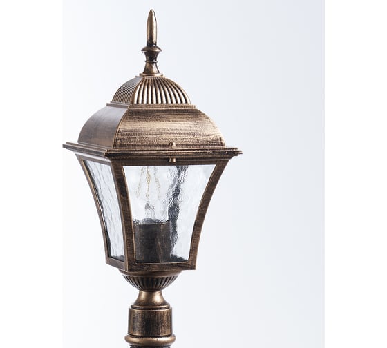 Садово-парковый светильник FERON 60W 230V E27 черное золото, PL616 11615