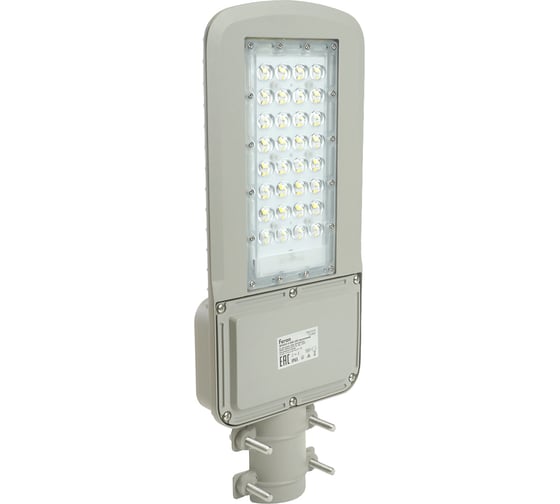 Уличный светодиодный консольный светильник FERON SP3050 80W 5000K 230V, серый 41266