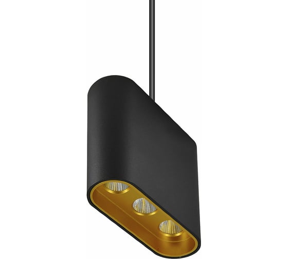 Подвесная люстра Lumien Hall ЭЛОЙ 8004/3P-BK-GD