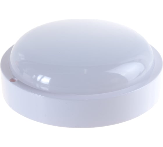 Светодиодный светильник Gauss ECO IP65 D140х48 12W 940lm 4000K ЖКХ круглый 1/40 126418212 1