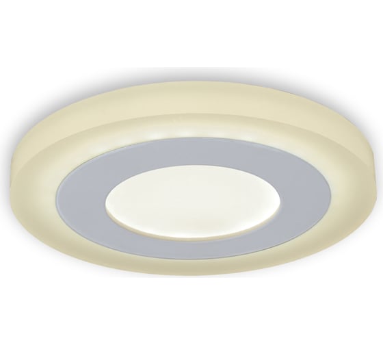 Светильник Gauss Backlight Кругл. 3+3W, LED 3000K, 350лм,105х31мм,Ø85 1/40 BL114