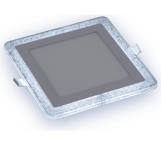 Светильник Gauss Bubbles Квадратный 12+4W, LED 4000K, 1200лм,192x192мм, диам.160 1/20 BL325