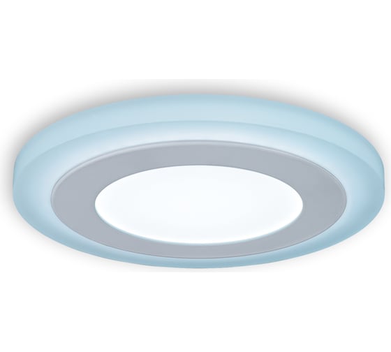 Светильник Gauss Backlight Круглый 6+3W, LED 4000K, 540лм,145х31мм, диам.120, 1/40 BL117