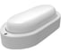 Св-к светодиодный ECO Gauss IP65 158х84х38 12W 940lm 4000K ЖКХ овал 1/40 161418212 1