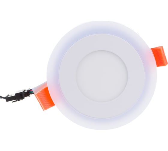 Светильник Gauss Backlight Круглый 3+3W, LED 4000K, 350лм,105х31мм, диам.85, 1/40 BL115