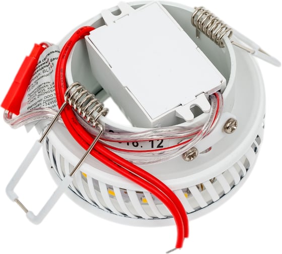Светильник Gauss Backlight Кругл.Gu5.3, 3W, LED 3000K белый матовый BL143