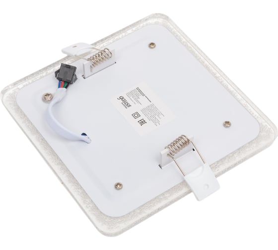 Светильник Gauss Bubbles Квадр. 6+3W, LED 4000K, 540лм,143x143мм, Ø110 BL323