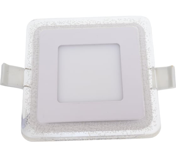 Светильник Gauss Bubbles Квадр. 3+3W, LED 3000K, 350лм,103x103мм, Ø80 1/40 BL320