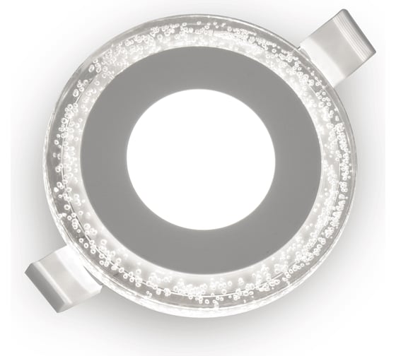 Светильник Gauss Bubbles Круглый 3+3W, LED 3000K, 350лм,103х31мм, диам. 80 1/40 BL314