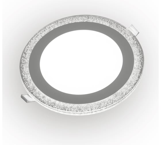Светильник Gauss Bubbles Круглый 12+4W, LED 3000K, 1200лм,193х31мм, диам.160 1/20 BL318
