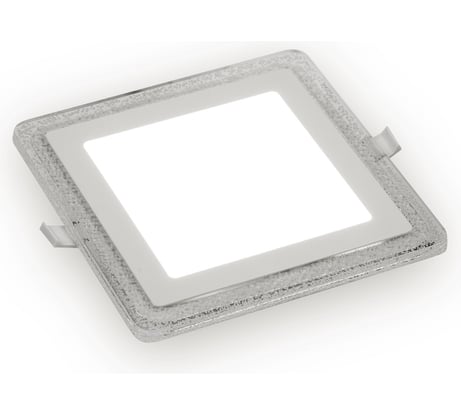 Светильник Gauss Bubbles Квадр. 12+4W, LED 3000K, 1200лм,192x192мм, Ø160 1/20 BL324