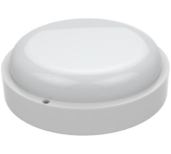 Светодиодный светильник Gauss ECO IP65 D160х53 15W 1100lm 4000K ЖКХ круглый 1/40 126418215 1