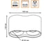 Накладной LED светильник Gauss 24W 3000K 180x100х100мм HD032 4
