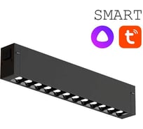 Трековый светильник EKS COLIBRI SMART VEGAS черный, 10W, 2700-6000K, 900ЛМ, D220*25*40, 0У-00002002