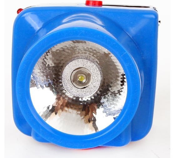 Аккумуляторный налобный фонарь Ultraflash LED5375 220В, голубой, 1 Ватт LED, 2 режима, пластик, бокс 14252