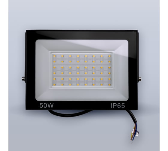 Светодиодный прожектор тонкий Eleganz LUX 50W теплый 3000К 220V 1208