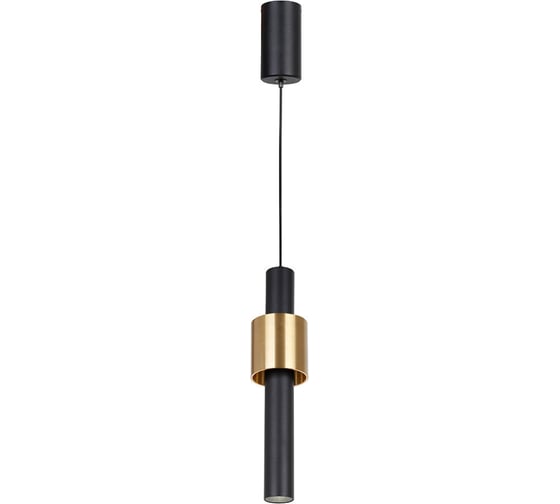 Подвесная Люстра Lumien Hall БАРЛЕТТА LH4095/1P-SBK-GD 1