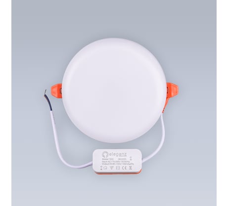 Светодиодный безрамочный светильник Eleganz круглый 18Вт 3000К теплый 900866
