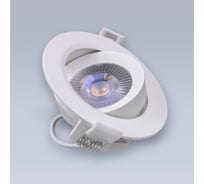 Светодиодный встраиваемый светильник ELEGANZ Поворотный круг 6W теплый 3000К 220V EL-0017