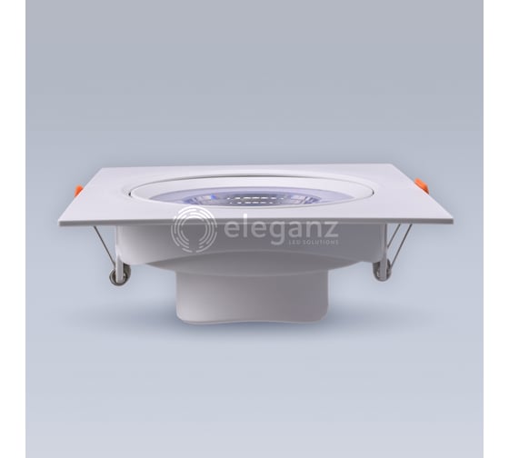 Светодиодный встраиваемый светильник ELEGANZ Поворотный квадрат 12W нейтральный 4500К 220V EL-0011