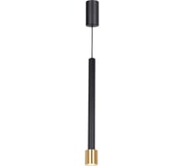 Подвесная люстра Lumien Hall САЛЕРНО LH4098/1P-SBK-GD