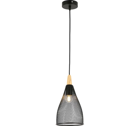 Подвесная люстра IMEX лофт 1х60Вт E27 MD.3092-1-P BK