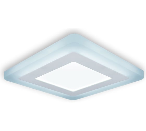 Светильник Gauss Backlight квадрат 6+3W, LED 4000K, 540лм,145х145x31мм,Ø120, 1/40 BL123