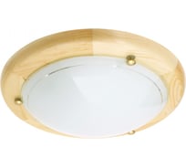Деревянный светильник тарелка KANLUX TIVA 1030 MDR/ML-SN 707300