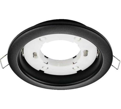 Точечный встраиваемый светильник Lumin'arte LDL-GX53/01W под лампу GX53 с термокольцом черный матовый (10 шт в упаковке) 106x21мм LDL-GX53/01MB