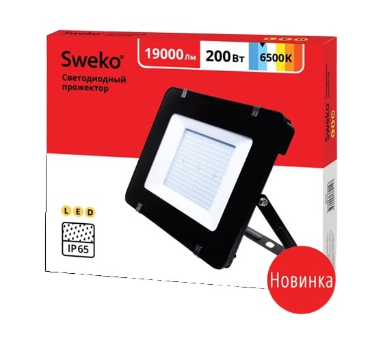 Светодиодный прожектор Sweko SFL-SL-200W-230-6500K-BL