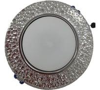 Встраиваемый светильник IMEX GX53+LED 4W 4000K, ПОЛИКРИСТАЛЛ CH/CLEAR IL.0028.2103