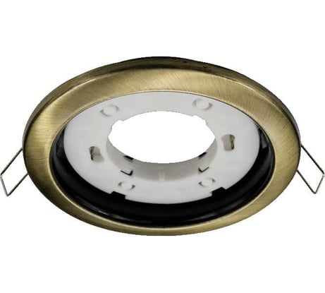 Точечный встраиваемый светильник Lumin'arte под лампу GX53 с термокольцом античное золото (10 шт в упаковке) 106x21мм LDL-GX53/01MG