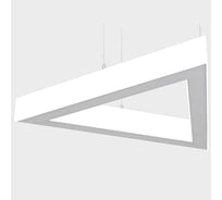 Дизайнерский потолочный светильник aax.tech Trio-L70, 1200x50х70 мм, 65 Вт, 4000К, белый aax-L70-trio-1200-65-op-ral9001