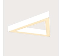 Потолочный светодиодный светильник aax.tech Trio-L70, 1200x50х70 мм, 65 Вт, 4000К, Накладной, Белый aax-L70n-trio-1200-65-op-ral9001