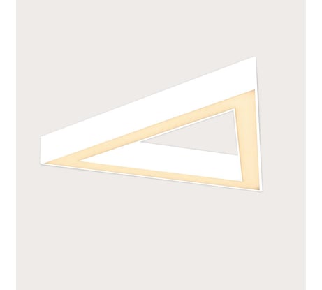 Потолочный светодиодный светильник aax.tech Trio-L70, 1100x1100х70 мм, 108Вт, 4000К, Накладной, Белый aax-L70n-trio-900-50-op-ral9001