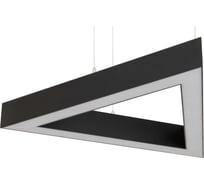 Потолочный светодиодный светильник aax.tech Trio-L70, 1200x50х70 мм, 65 Вт, 4000К, Подвесной, Черный aax-L70-trio-1200-65-op-ral9005