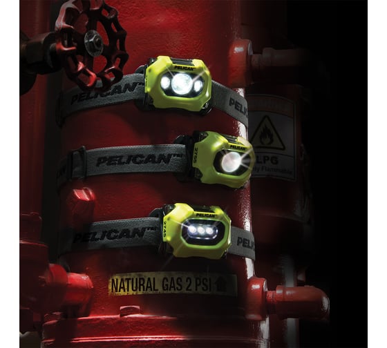 Промышленный налобный фонарь Pelican 2755 желтый 027550-0103-245